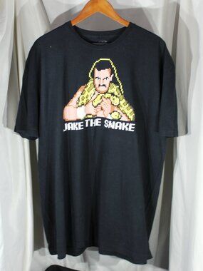 Ripple Junction WWE Jake the Snake Roberts 8-bit graphic t-shirt - Size 3XL